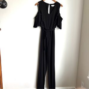 black jumpsuit Calvin Klein
